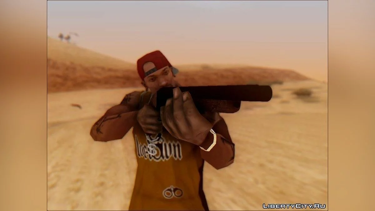 GTA V Escopeta de Cano Duplo Cortada / GTA San Andreas