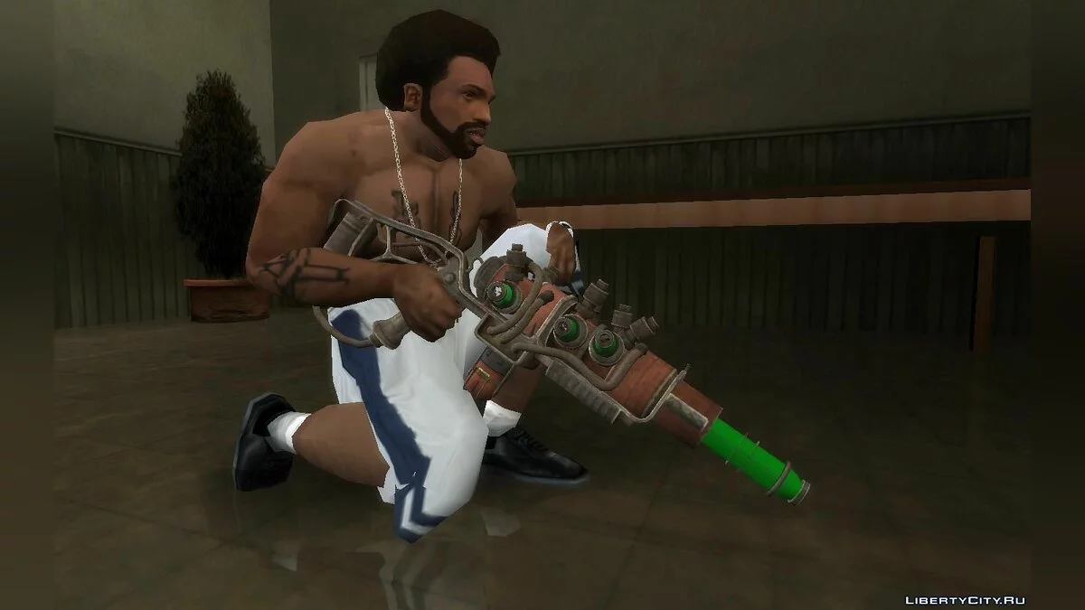 Плазмова гвинтівка Q-35 з Fallout New Vegas / GTA San Andreas