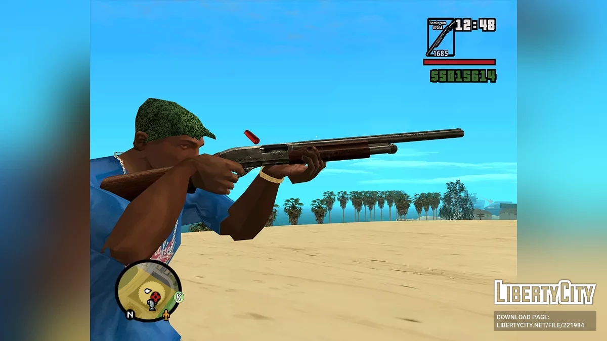 Адаптація дробовика до моду Weapon Details / GTA San Andreas