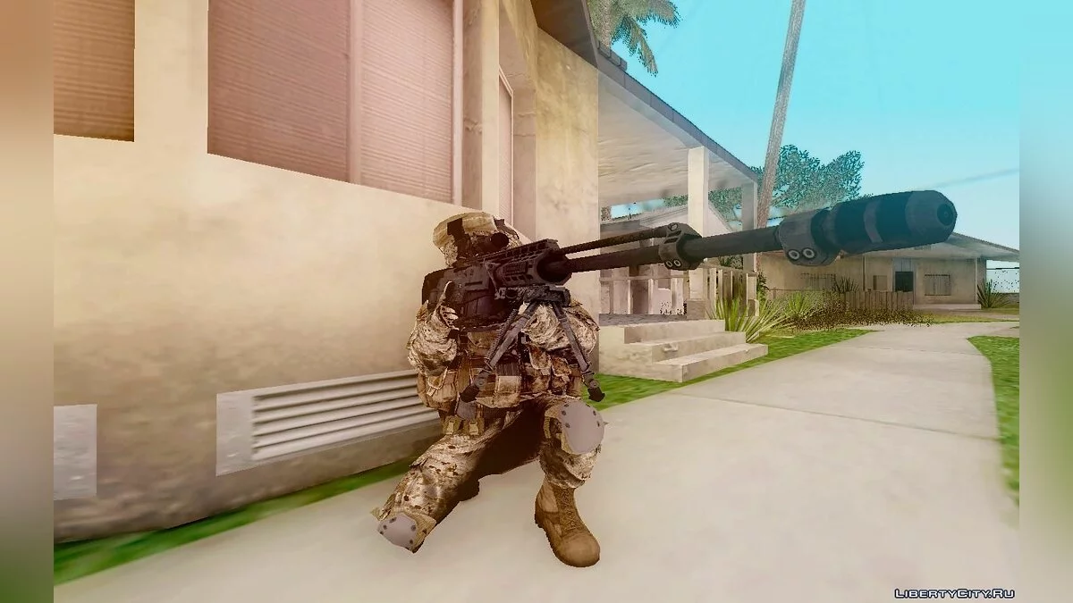 Accuracy International As50 from Warface / GTA San Andreas