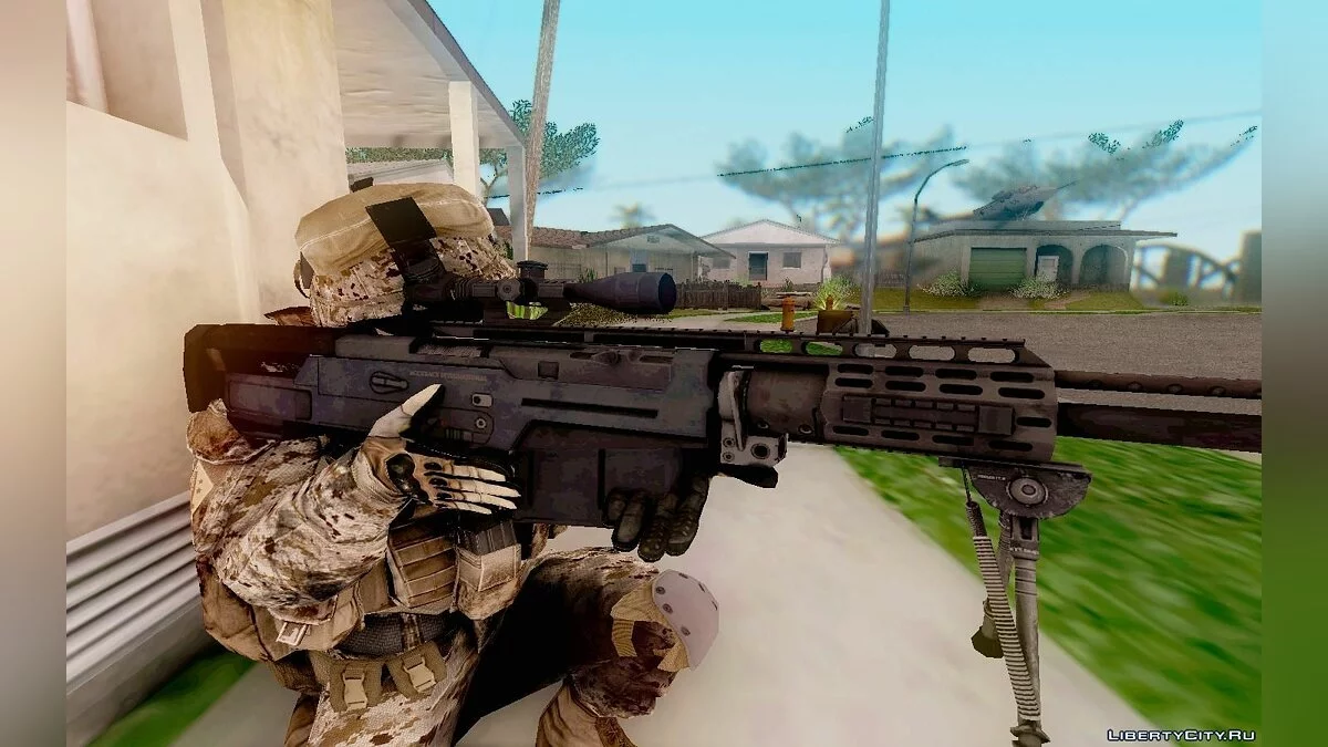 Accuracy International As50 from Warface / GTA San Andreas