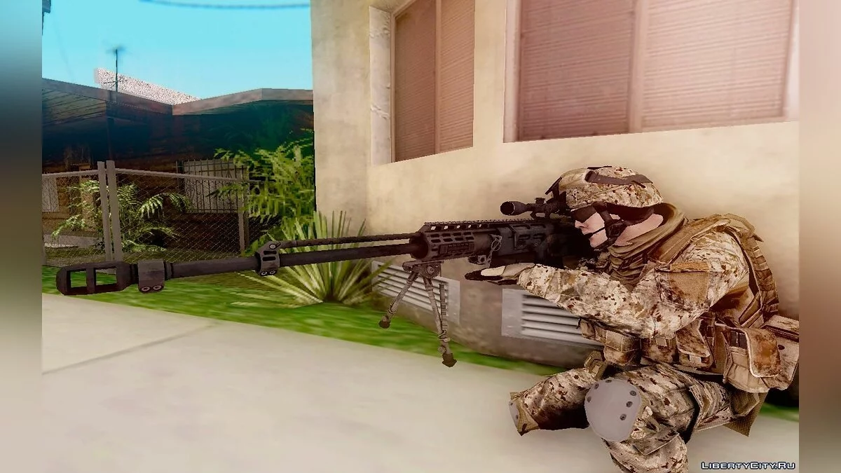 Accuracy International As50 from Warface / GTA San Andreas