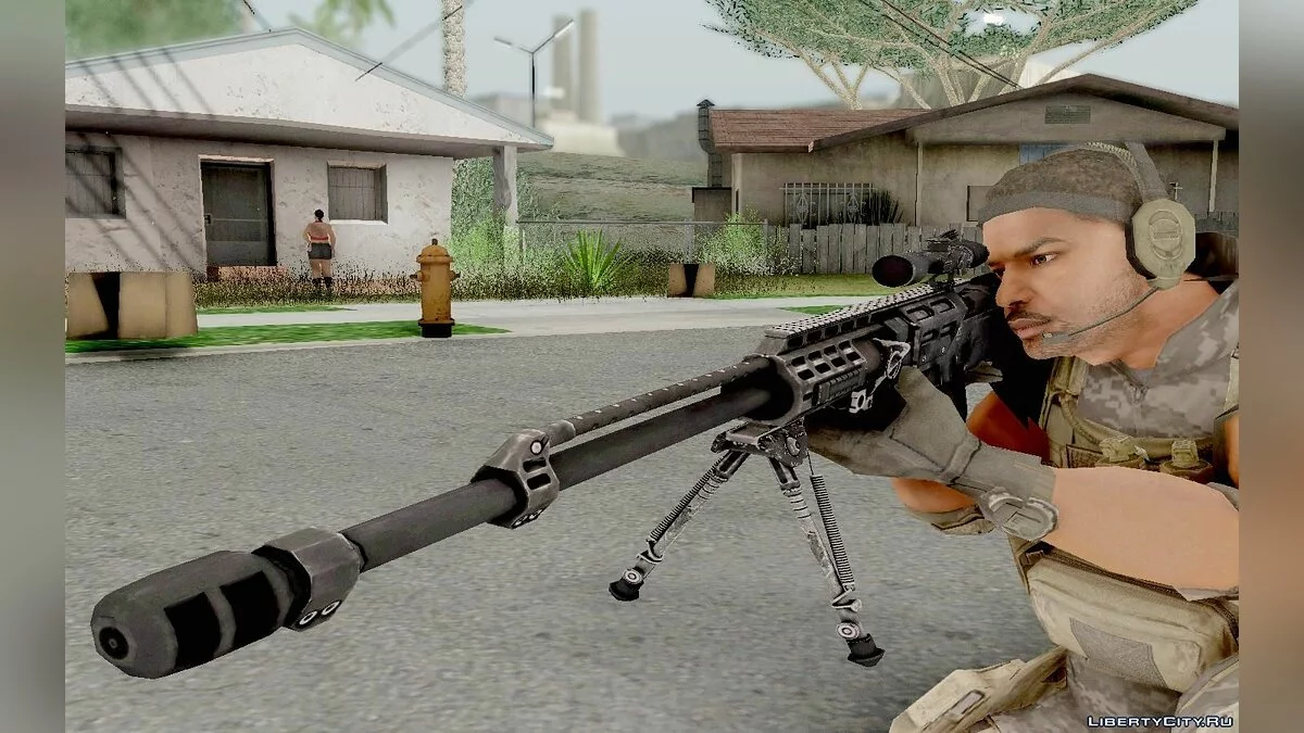 Accuracy International AS50 v2.0 / GTA San Andreas