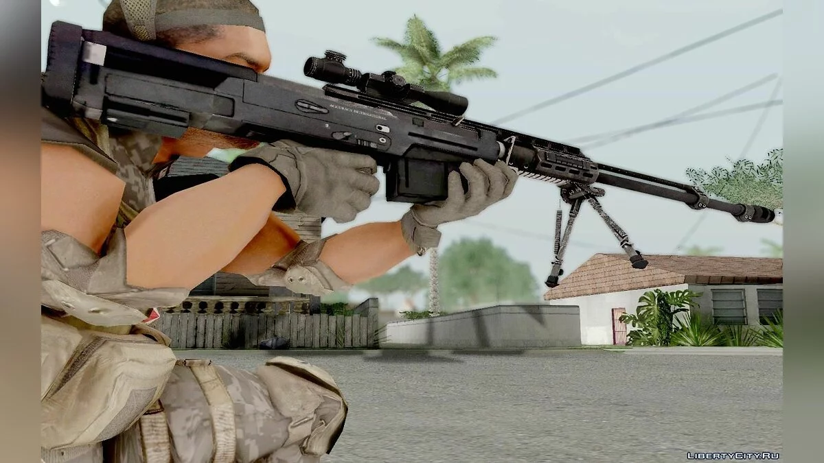 Accuracy International AS50 v2.0 / GTA San Andreas