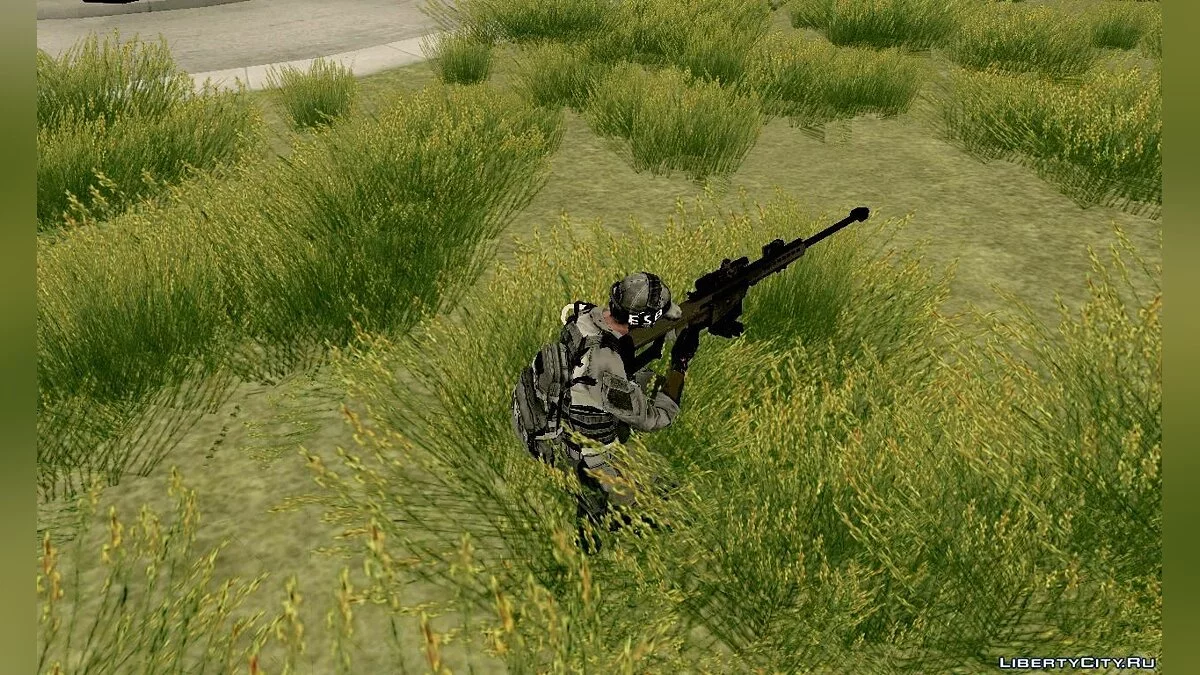 Barrett M82 de Battlefield 4 / GTA San Andreas