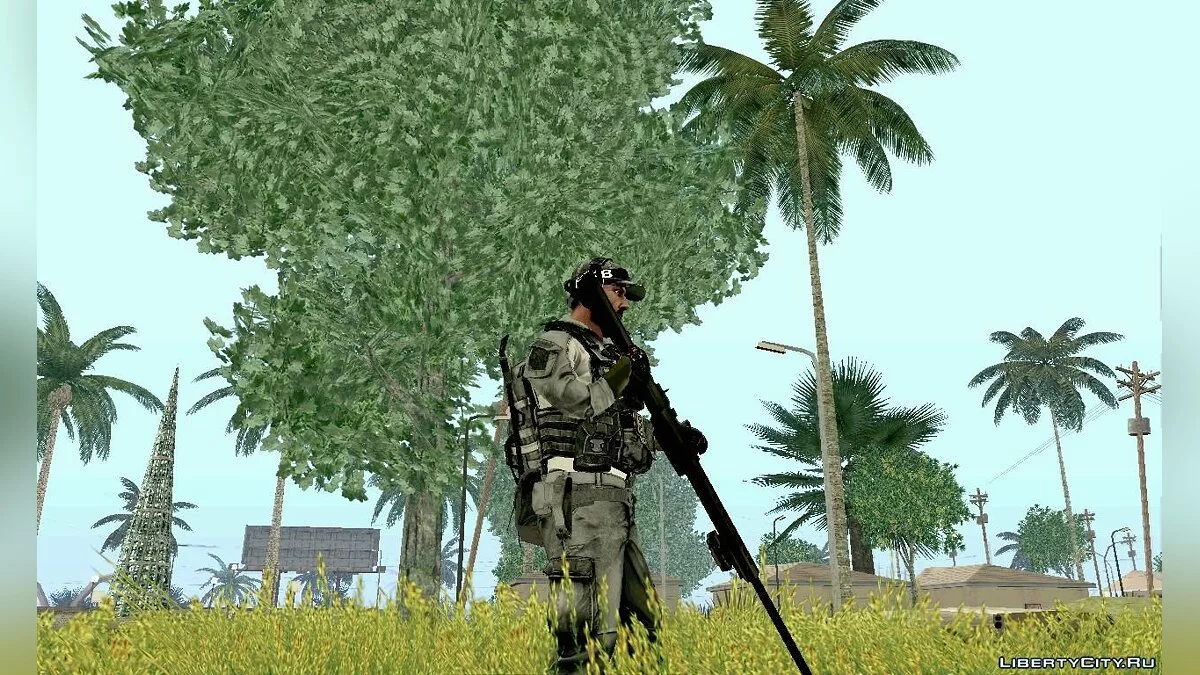 Barrett M82 de Battlefield 4 / GTA San Andreas