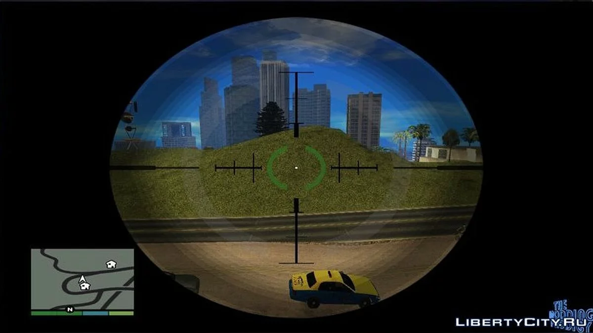 Снайперська гвинтівка та снайперський приціл GTA V / GTA San Andreas