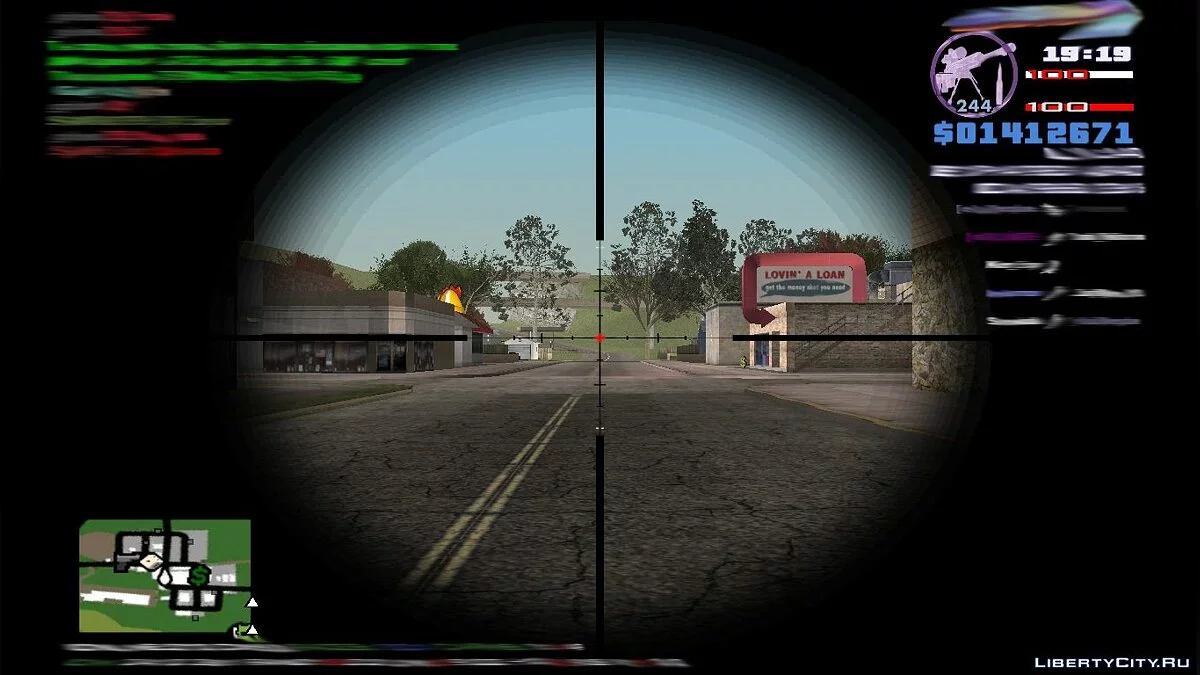 Heavysniper rifle / GTA San Andreas