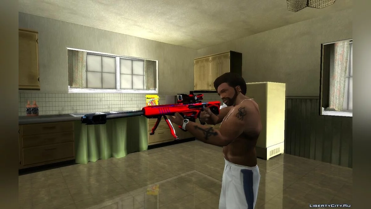 Crossfire Barett M8A21 Iron Shark / GTA San Andreas