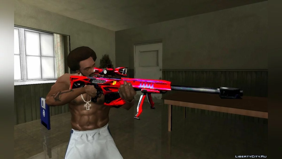 Crossfire Barett M8A21 Iron Shark / GTA San Andreas