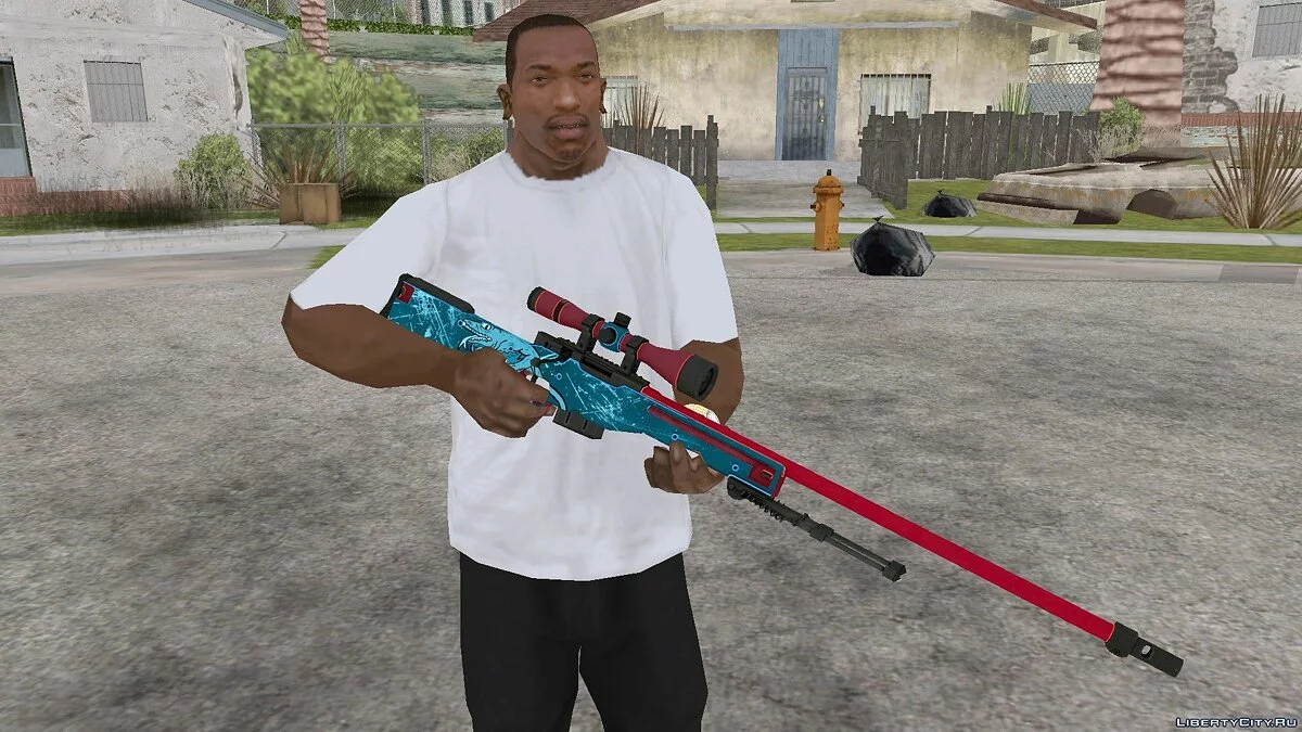 AWP Lézard Bleu / GTA San Andreas