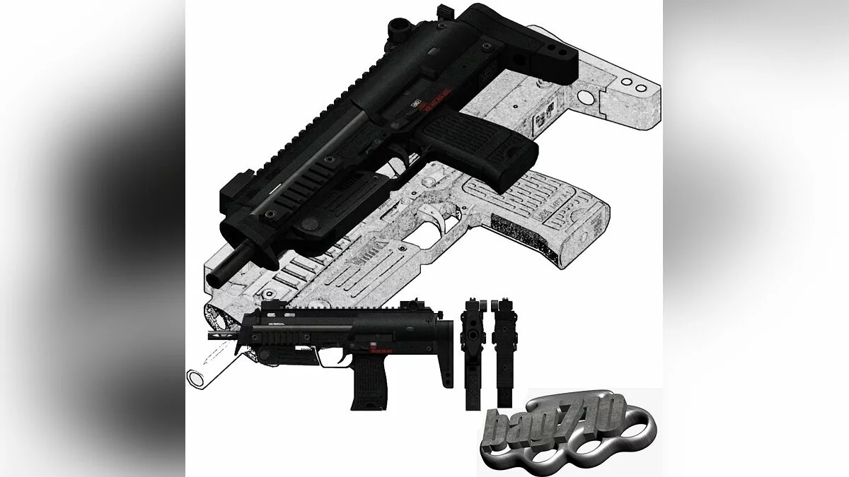 Mp7a3 / GTA San Andreas