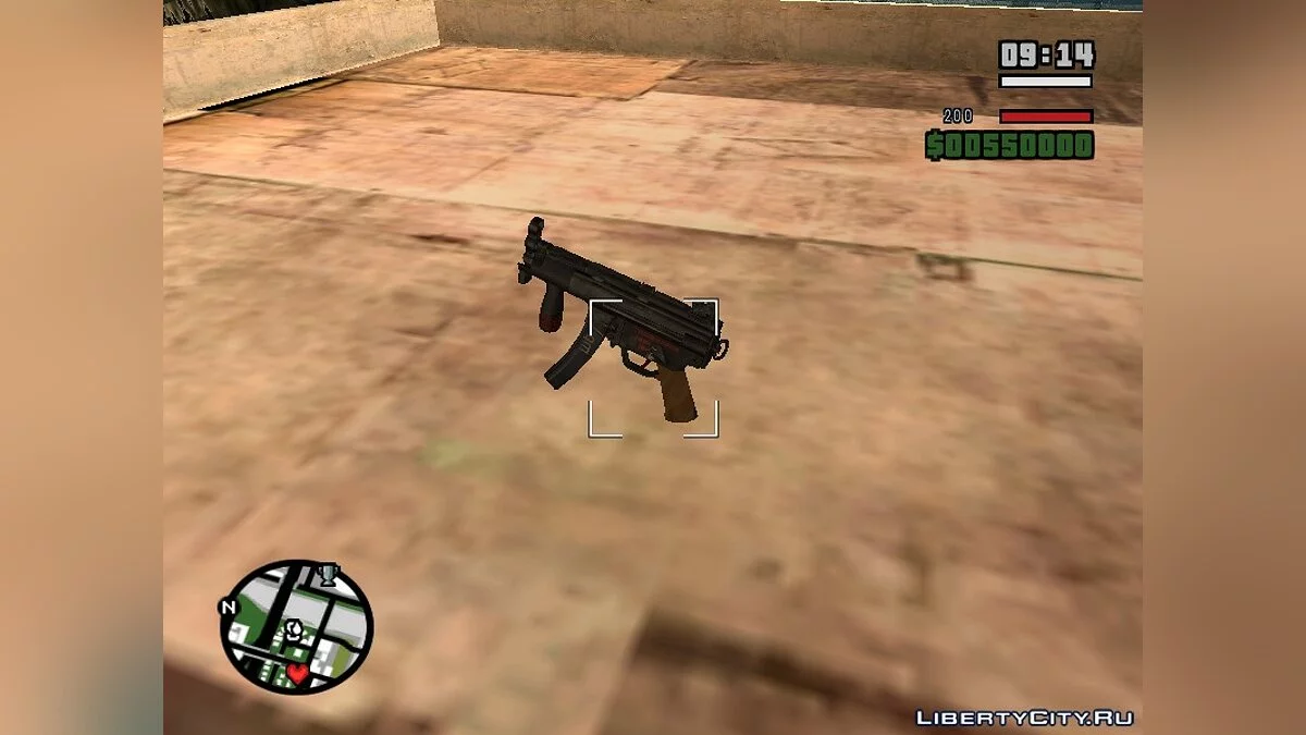 H&K MP5K - Відредаговано текстури / GTA San Andreas