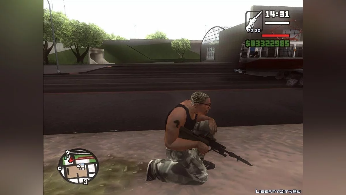 AUG A3 9mm XS من WARFACE / جي تي إيه سان أندرياس