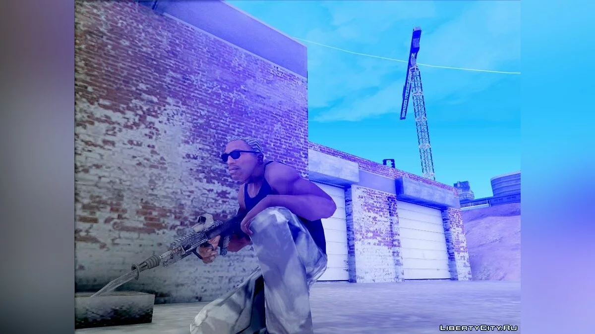 AUG A3 9mm XS من WARFACE / جي تي إيه سان أندرياس