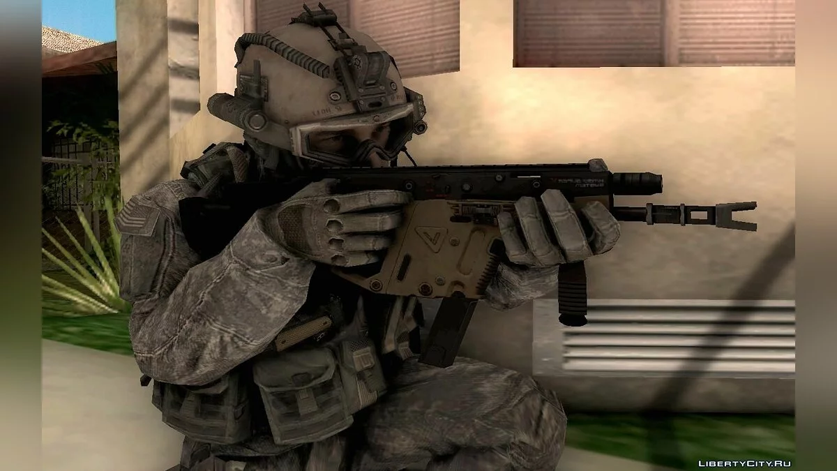 Kriss super-v aus Warface / GTA San Andreas