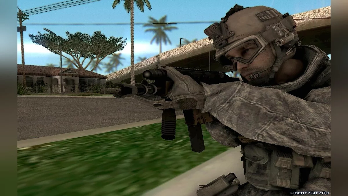 Kriss super-v aus Warface / GTA San Andreas