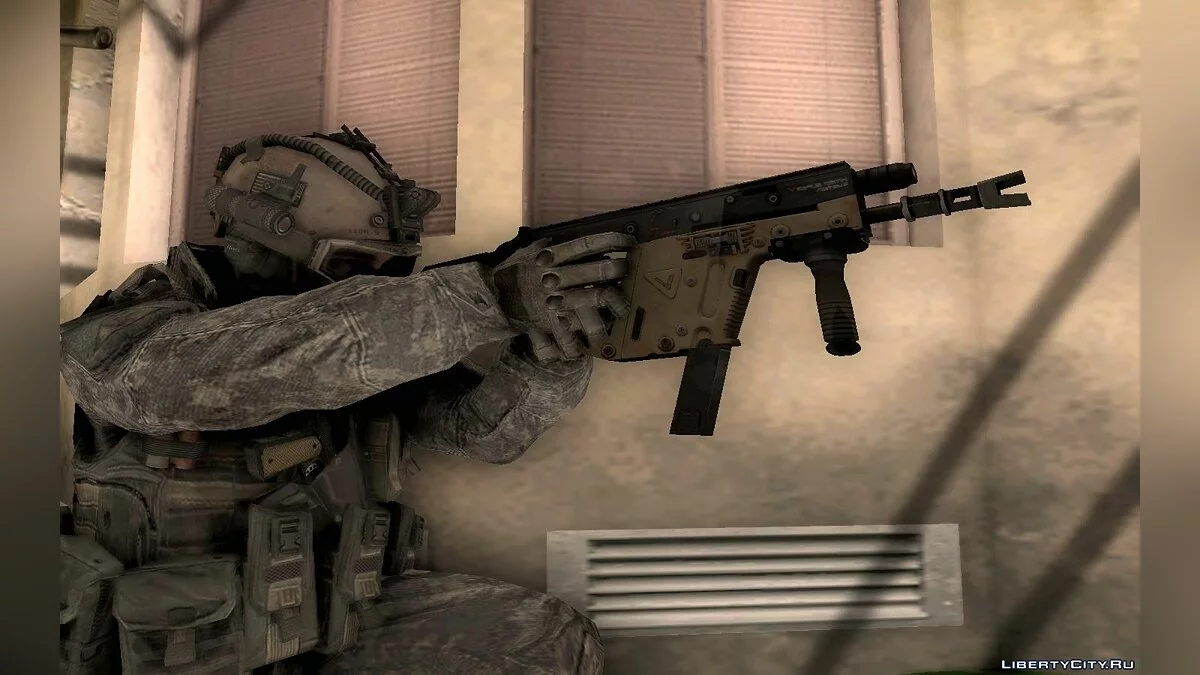 Kriss super-v aus Warface / GTA San Andreas