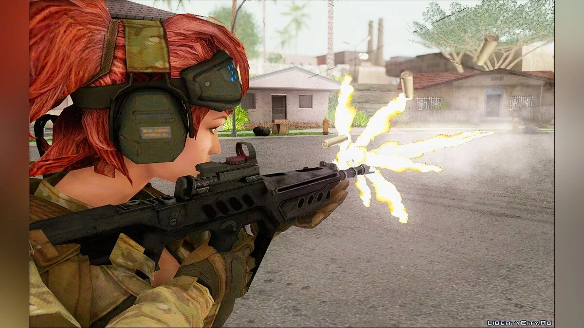 Tavor ctar-21 from WarFace v2 / GTA San Andreas