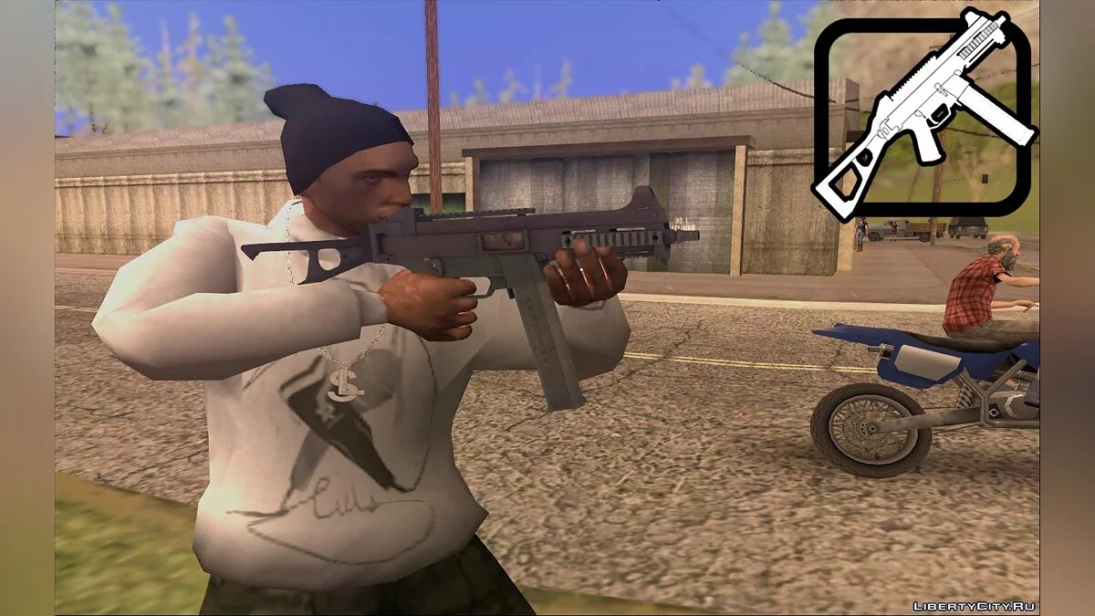 UMP dari Battlefield 4 / GTA San Andreas