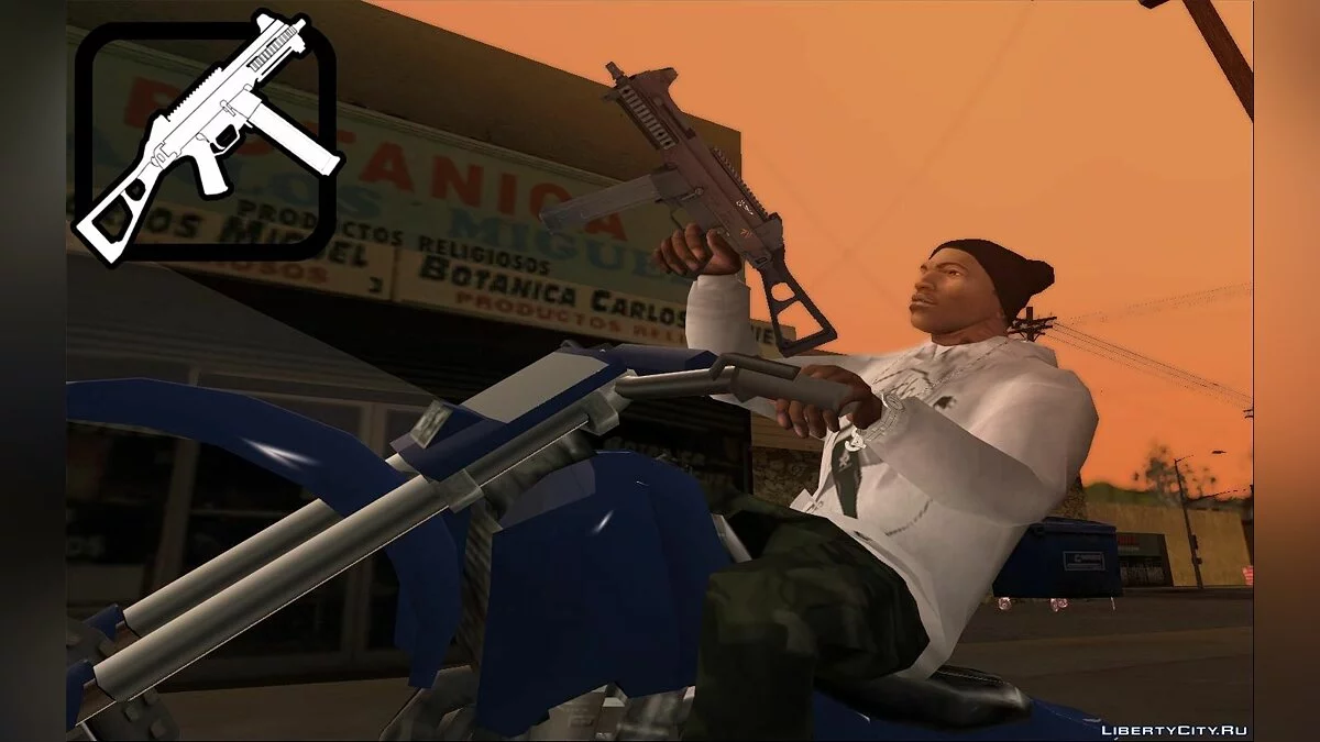 UMP dari Battlefield 4 / GTA San Andreas