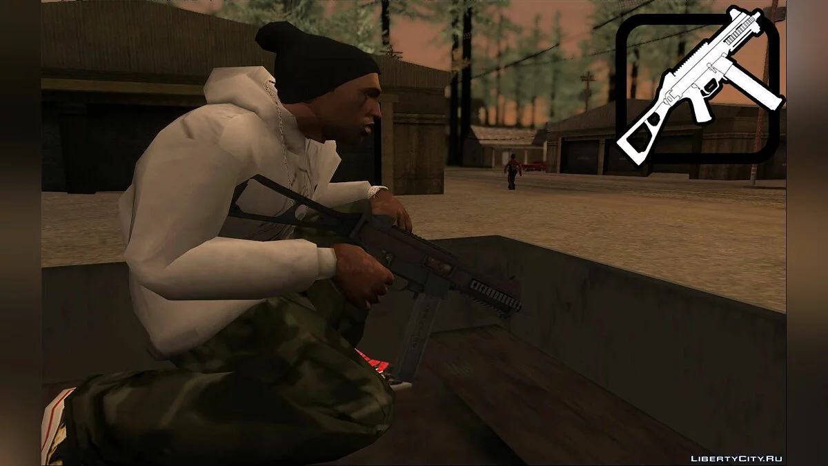 UMP dari Battlefield 4 / GTA San Andreas