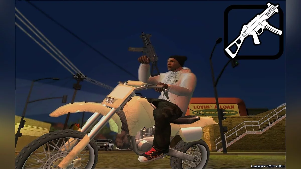 UMP dari Battlefield 4 / GTA San Andreas