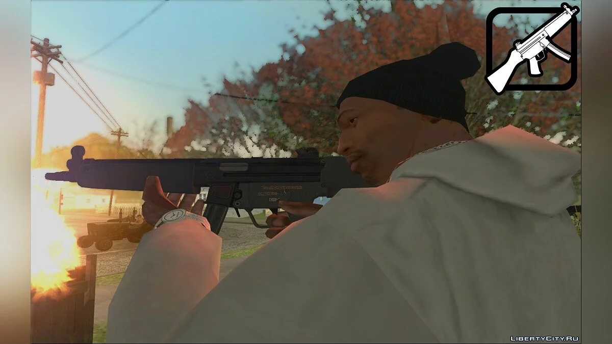 MP5 de Payday 2 / GTA San Andreas