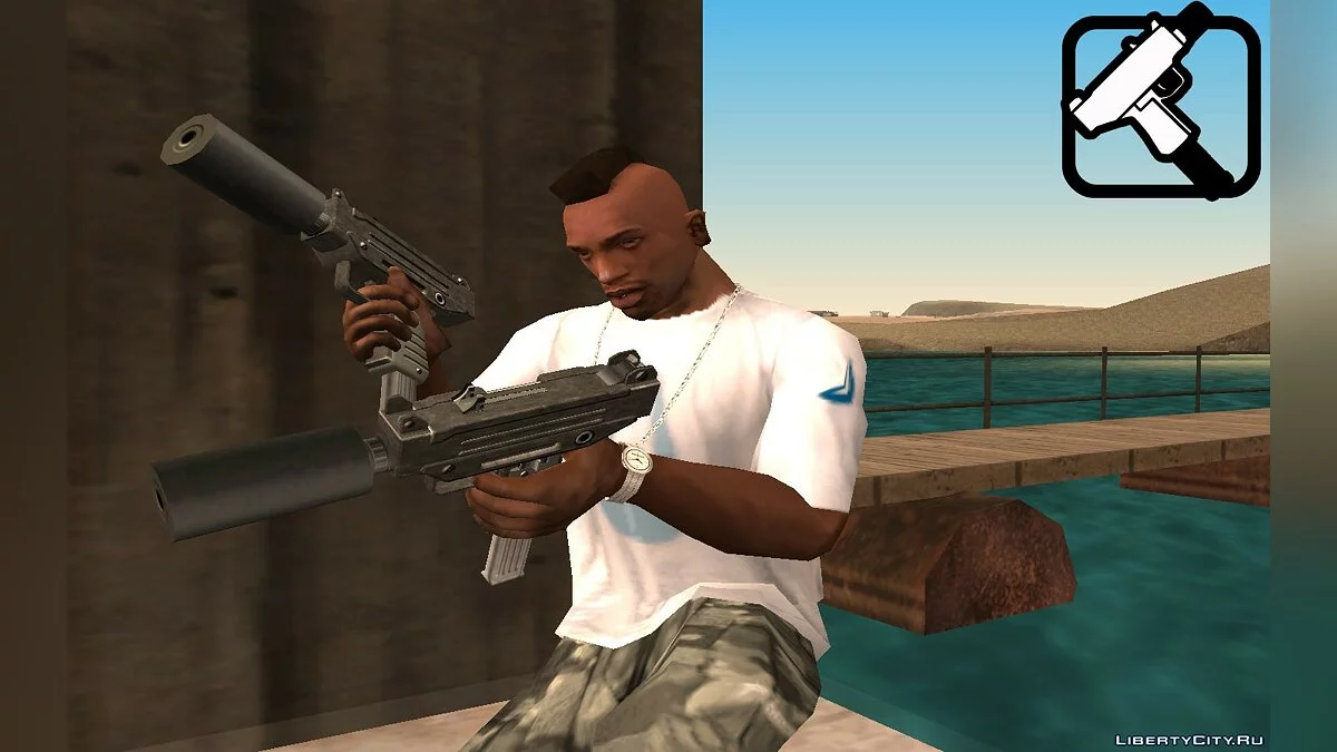 Micro UZI From Hitman: Contracts / GTA San Andreas