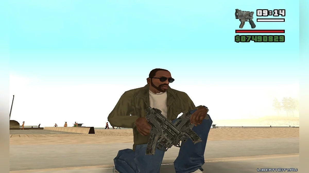 10mm submachine gun з Fallout New Vegas / GTA San Andreas