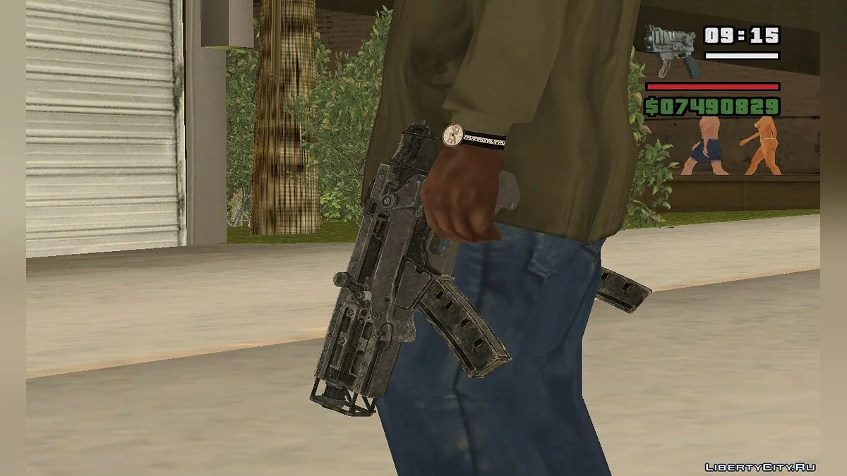 10mm submachine gun з Fallout New Vegas / GTA San Andreas