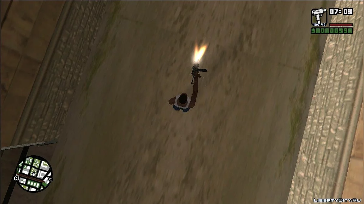 AKS-74U de Battlefield 2 / GTA San Andreas