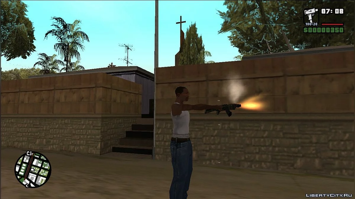 AKS-74U de Battlefield 2 / GTA San Andreas