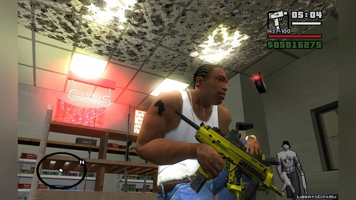 Point Blank MP7 ذهبي خاص / جي تي إيه سان أندرياس