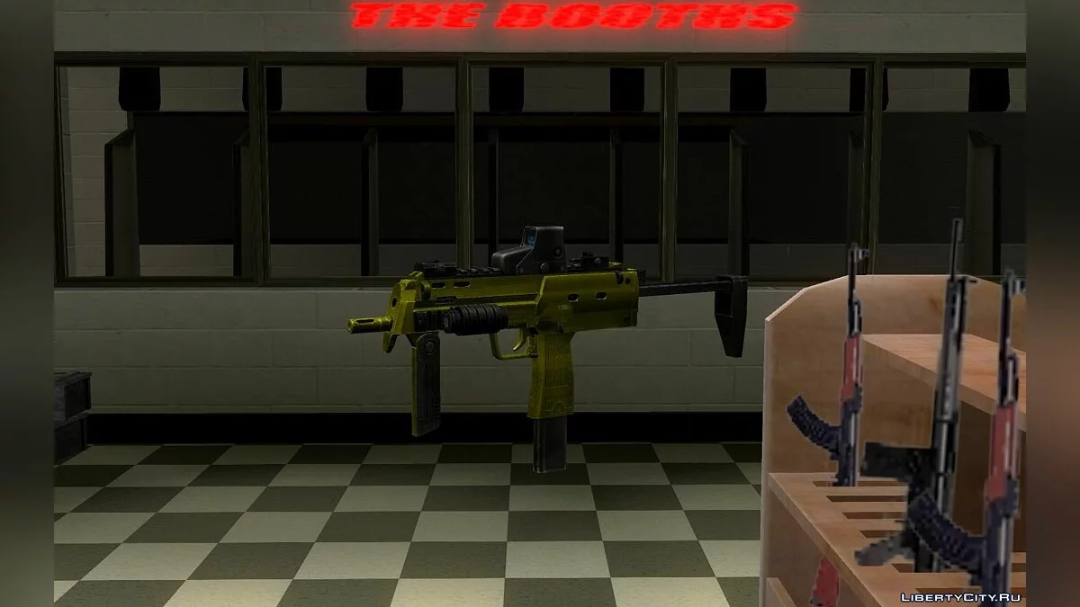 Point Blank MP7 ذهبي خاص / جي تي إيه سان أندرياس