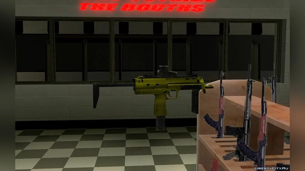 Point Blank MP7 ذهبي خاص / جي تي إيه سان أندرياس