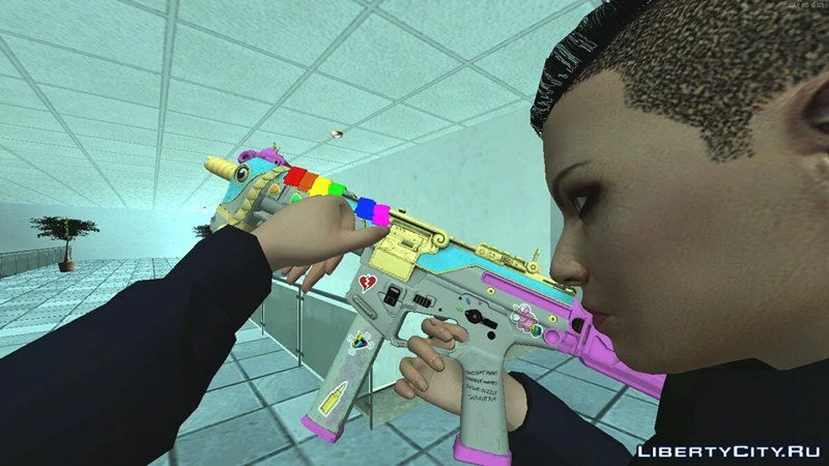Call of Duty Black Ops 4: GKS Tactical Unicorn / GTA San Andreas