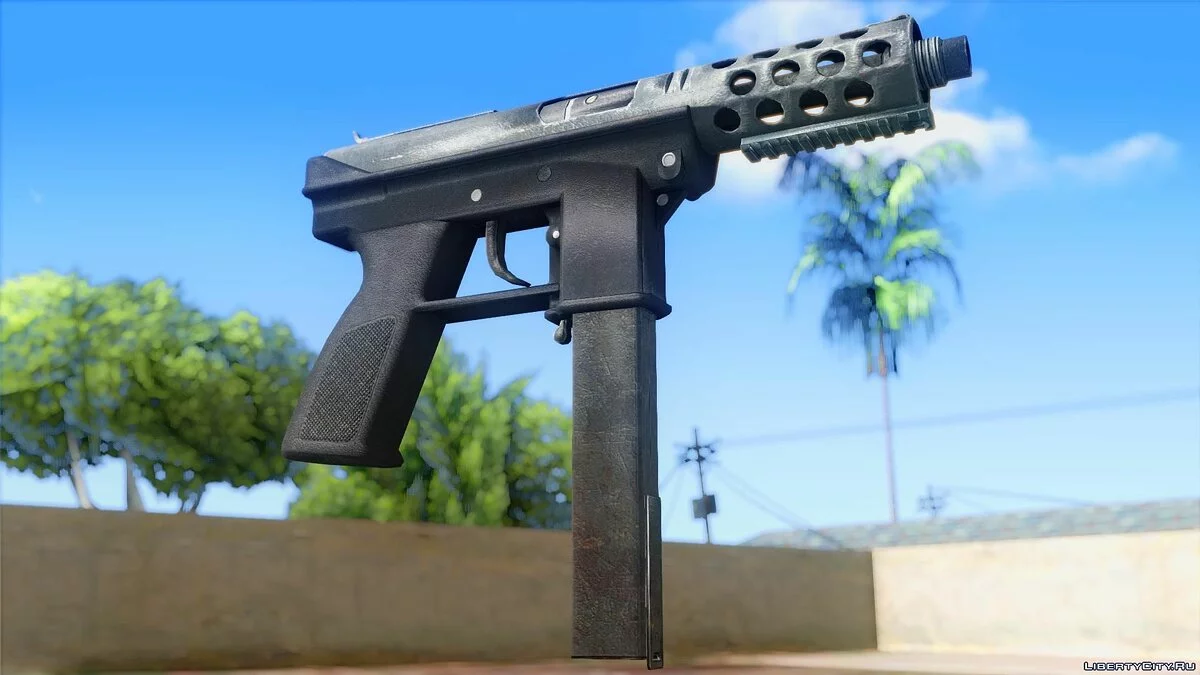 Tec 9 من Battlefield Hardline / جي تي إيه سان أندرياس