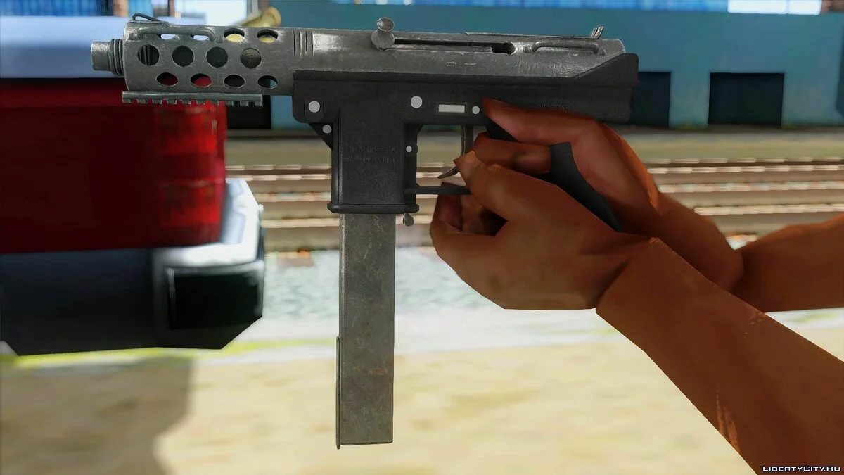 Tec 9 من Battlefield Hardline / جي تي إيه سان أندرياس