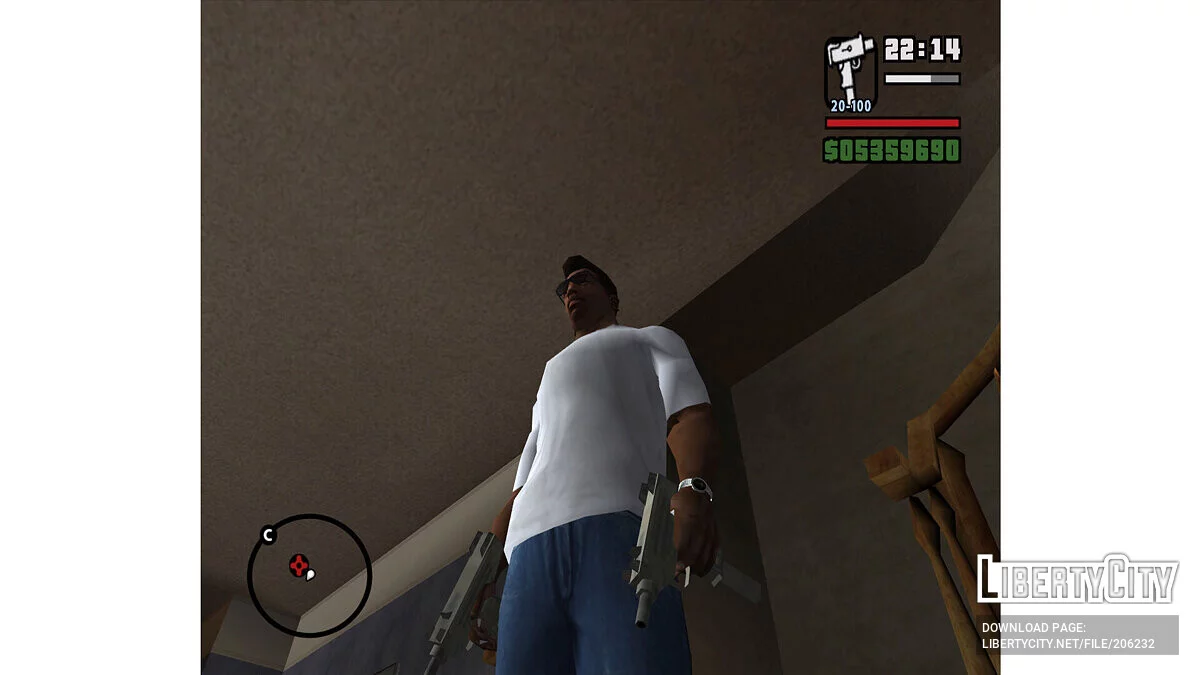 Узи без второго магазина / GTA San Andreas