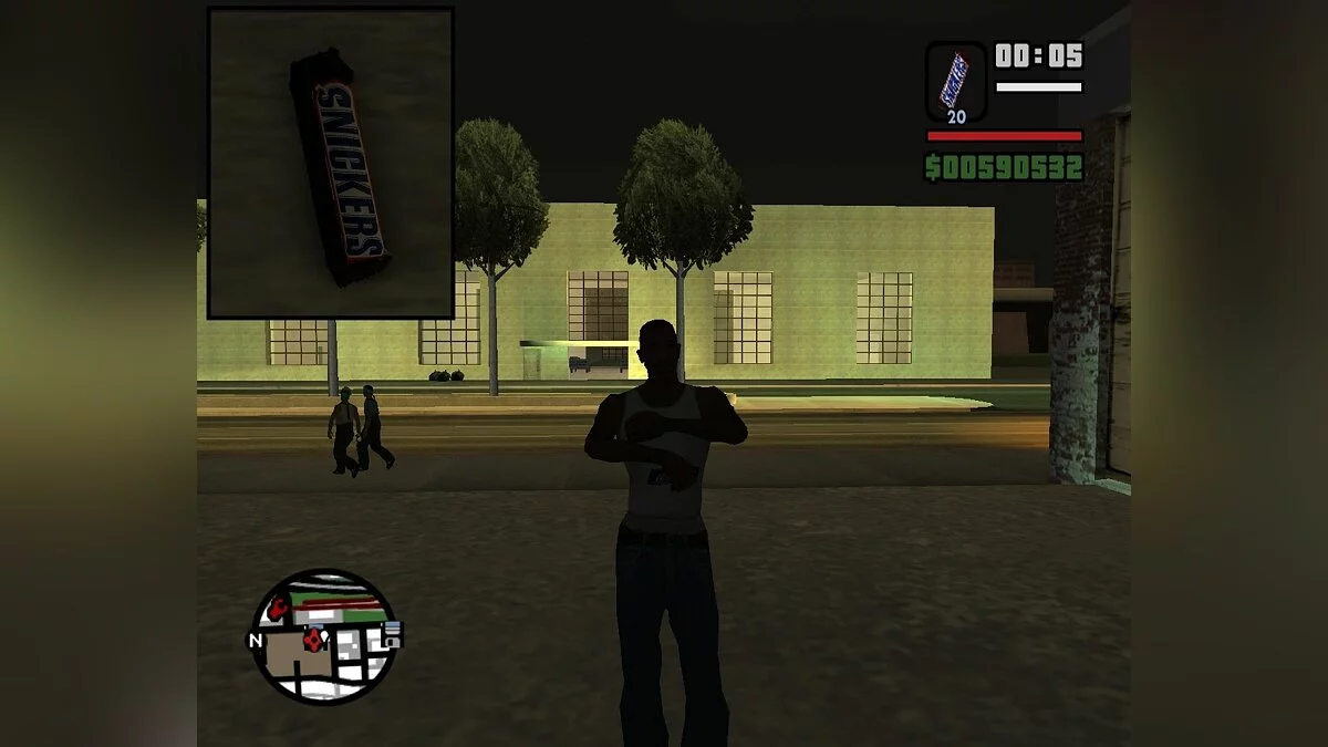 Snickers / GTA San Andreas
