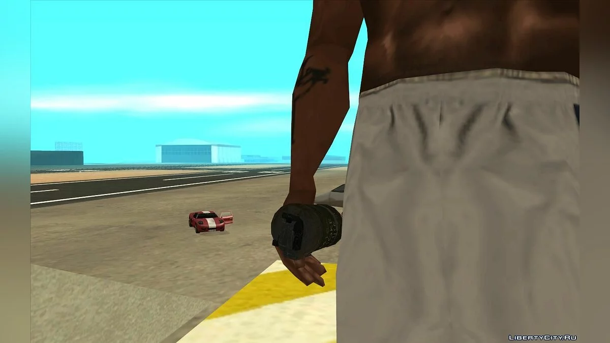 Smoke grenade from the game CoD Ghosts / GTA San Andreas