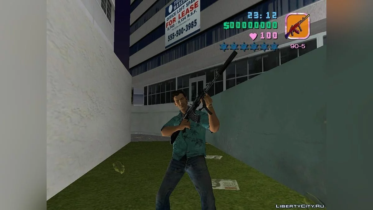 "AK-103 from WARFACE, for GTA-VC" / GTA Vice City