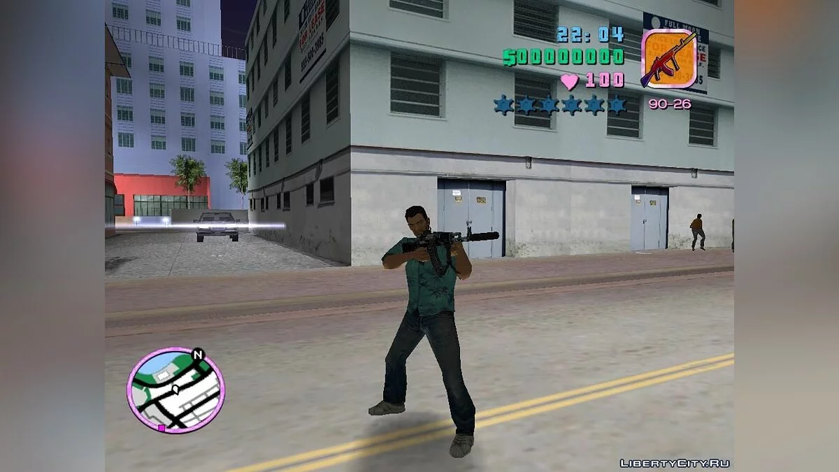 "AK-103 from WARFACE, for GTA-VC" / GTA Vice City