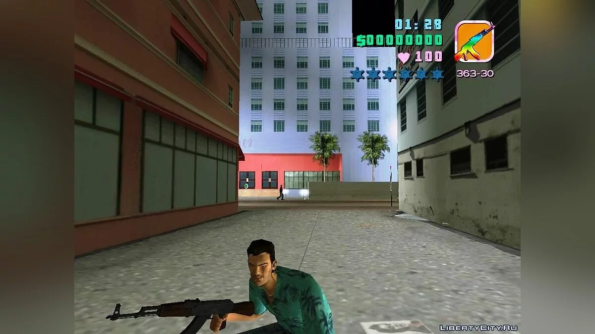 AK-47 من WARFACE لـ GTA-VC / جي تي إيه فايس سيتي