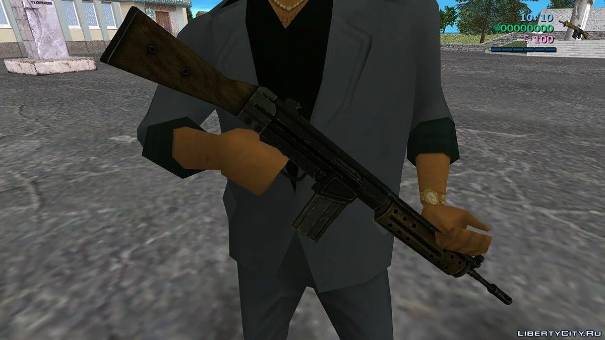 [MVL] R91 Assault rifle from Fallout 3 / GTA Vice City