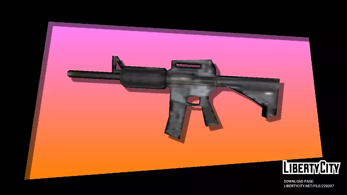 M4A1 (VC-Stil + MVL-Erweiterung) / GTA Vice City