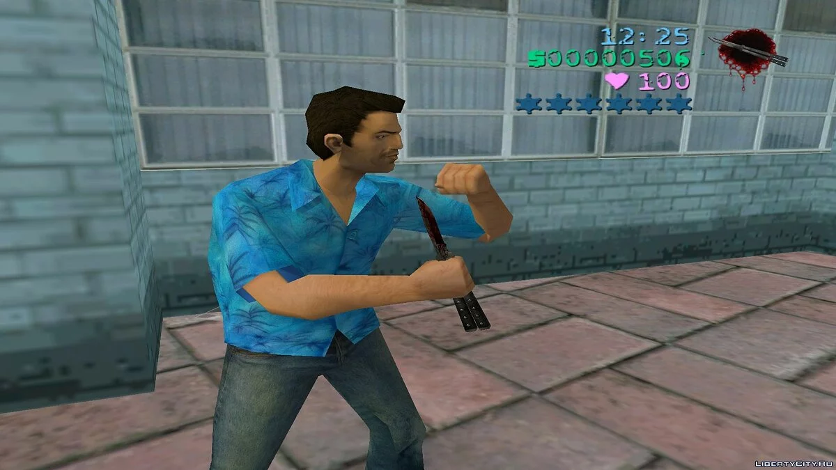 Ніж-метелик з Postal 2 Eternal Damnation / GTA Vice City