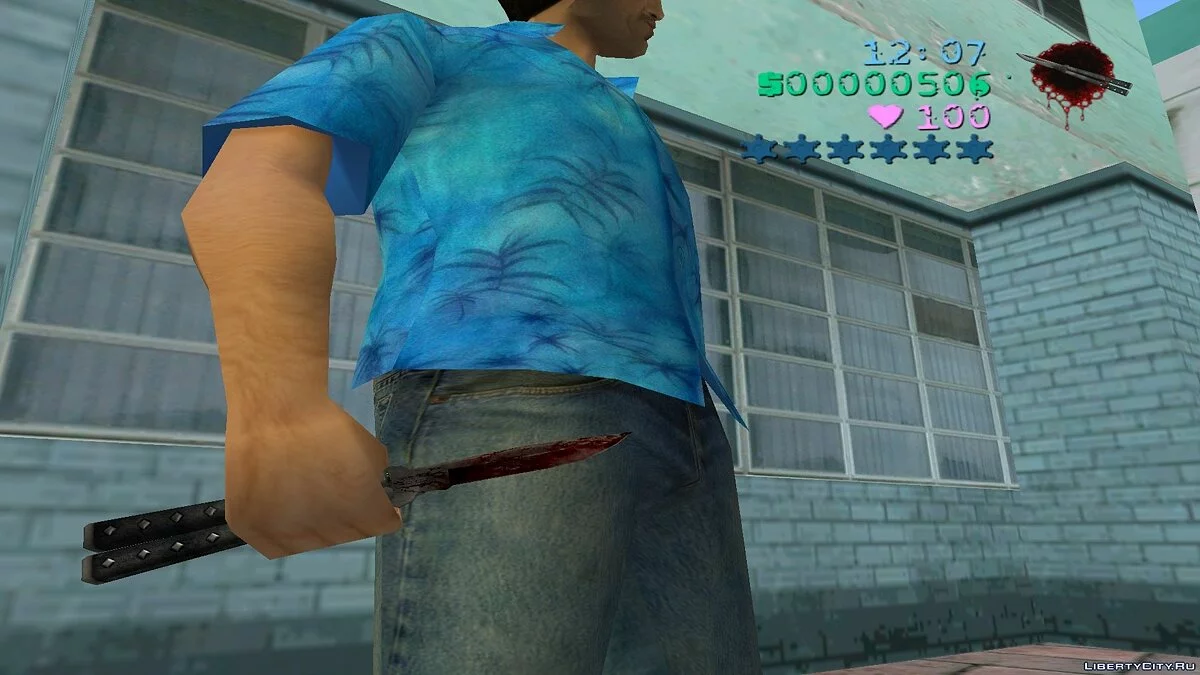 Ніж-метелик з Postal 2 Eternal Damnation / GTA Vice City