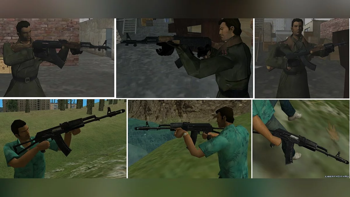 Weapon pack from Paranoia 2: Savior / GTA Vice City